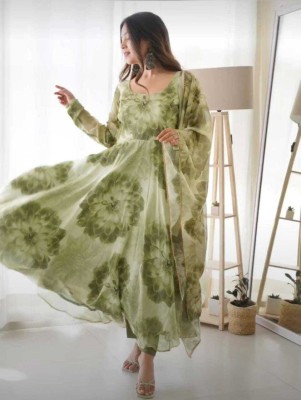 D'CART Anarkali Gown(Green)