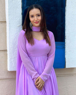 DAXOS Anarkali Gown(Light Blue)