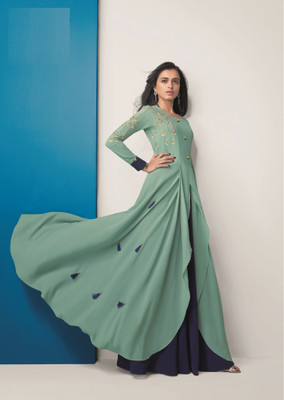 SANIRA Anarkali Gown(Blue)