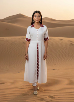 Doisa Anarkali Gown(White)