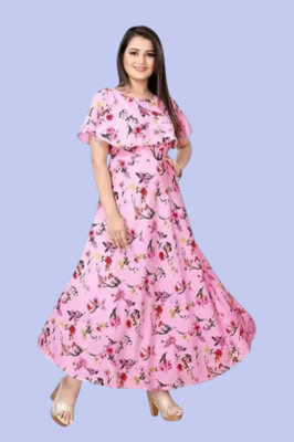 Db Fashion Tt Anarkali Gown(Pink)