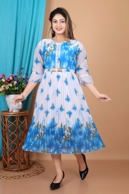 DRESSES SUMAIYA Flared/A-line Gown(Blue)