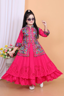 HouseOfCommon Flared/A-line Gown(Pink)