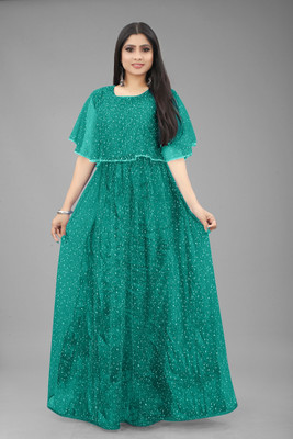 Freydis Flared/A-line Gown(Light Green)