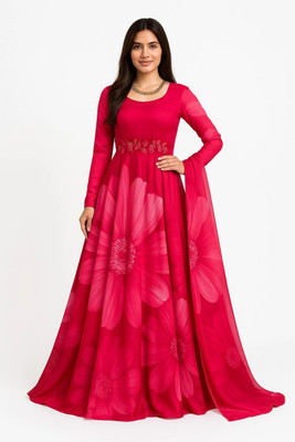 GownGrace Anarkali Gown(Pink)