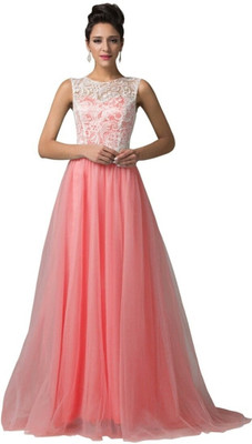 Kitty Fashion Flared/A-line Gown(Multicolor)