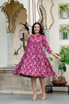 Galbaliya Flared/A-line Gown(Maroon)