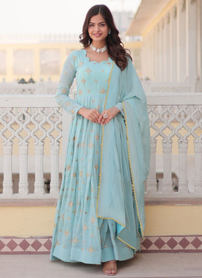 Kedar Fab Anarkali Gown(Blue)
