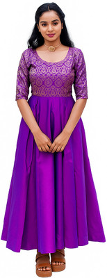 KRSF Flared/A-line Gown(Purple)