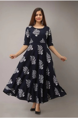 FABNICK Flared/A-line Gown(Red)