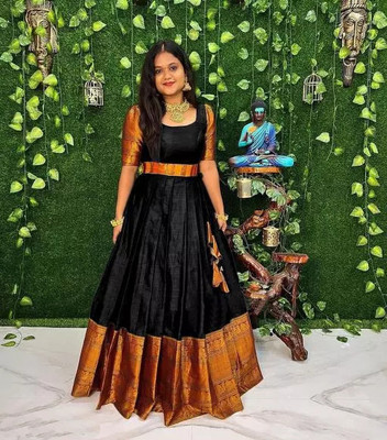 S.B Creation Anarkali Gown(Black)