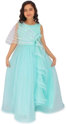 Cutecumber Flared/A-line Gown(Light Blue)