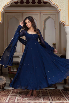 RASUTAKSHVI Anarkali Gown(Blue)