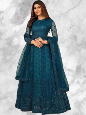 HouseOfCommon Anarkali Gown(Blue)