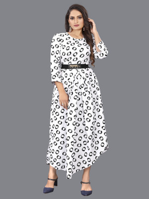 HouseOfCommon Anarkali Gown(White)
