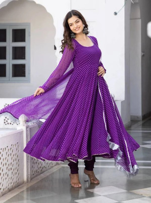 arlima Anarkali Gown(Purple)