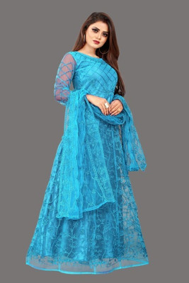 Julee Flared/A-line Gown(Light Blue)