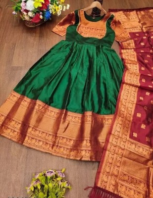 MIYANI FAB Anarkali Gown(Green)