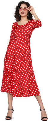 Piaro Flared/A-line Gown(Red)