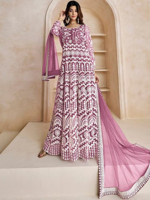 ELITEVIBE Flared/A-line Gown(Pink)