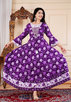SAAR SUMRAN Flared/A-line Gown(Red)