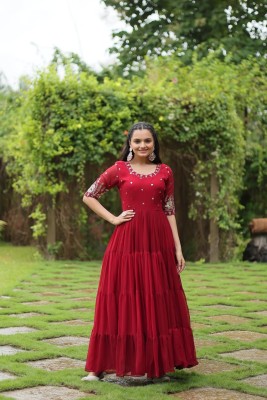 rashora Anarkali Gown(Pink)