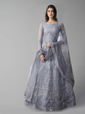 Julee Flared/A-line Gown(Grey)