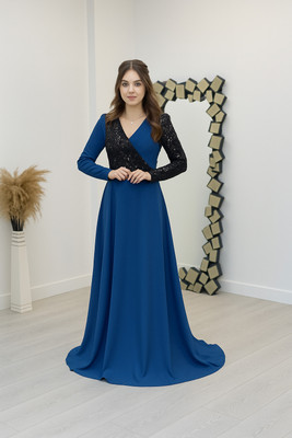 KRSF Flared/A-line Gown(Black)