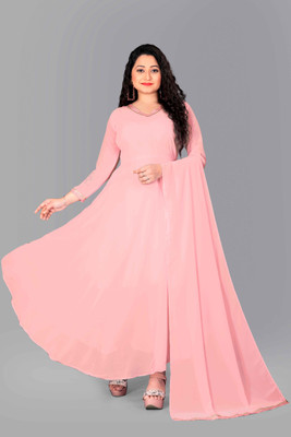 VSPCreation Anarkali Gown(Multicolor)