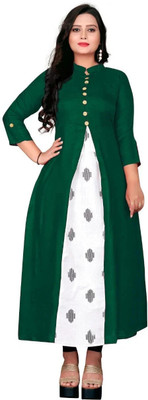 Talavadi Flared/A-line Gown(Green)