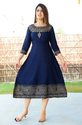 NUPITAL Flared/A-line Gown(Blue)