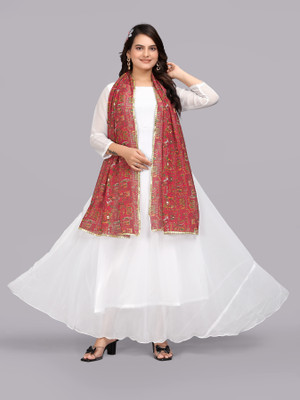 Sukhvilas Enterprise Anarkali Gown(White)