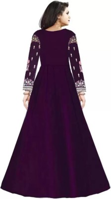 Fulldose Anarkali Gown(Purple)