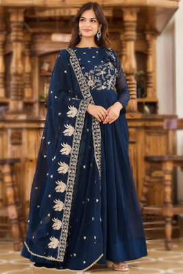 HouseOfCommon Anarkali Gown(Blue)