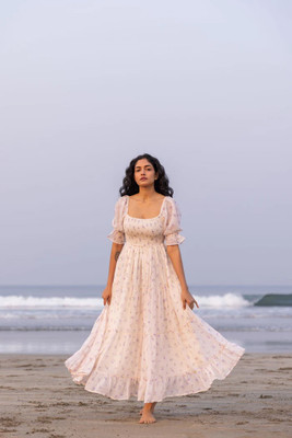 Dream Star Anarkali Gown(White)
