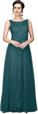 ELITEVIBE Straight Gown(Dark Green)
