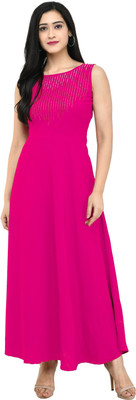 Piaro Flared/A-line Gown(Pink)