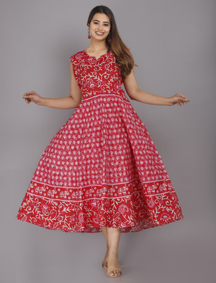 ANUNJA Flared/A-line Gown(Pink)