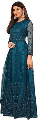 Kitvillaa Anarkali Gown(Green)