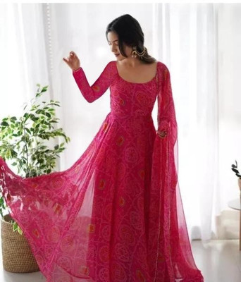 Julee Flared/A-line Gown(Pink)