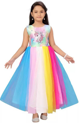 KCM FASHION Flared/A-line Gown(Multicolor)