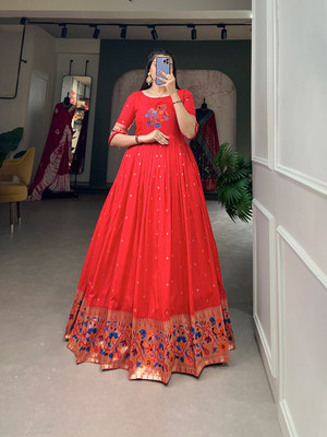LookNbook art Flared/A-line Gown(Red)