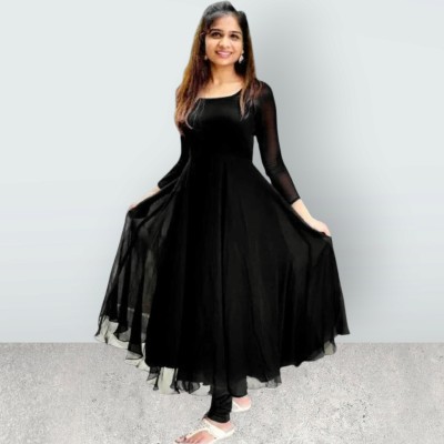 harrica Anarkali Gown(Black)