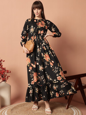 Femvy Flared/A-line Gown(Gold)