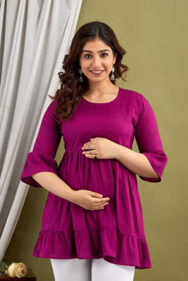 Chahat Gartex Flared/A-line Gown(Purple)