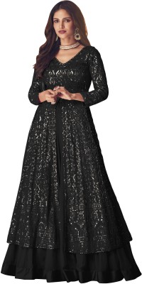 RUDRAPRAYAG Anarkali Gown(Black)