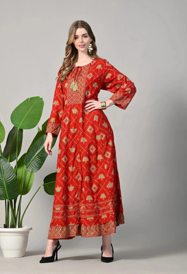 seemrat Flared/A-line Gown(Red)