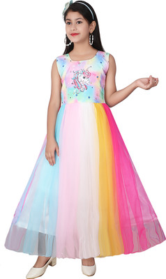 KCM FASHION Flared/A-line Gown(Multicolor)