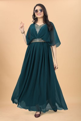 ABGA Anarkali Gown(Green)