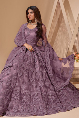 Apnisha Flared/A-line Gown(Purple)